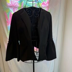 Zara Black Blazer with Flared Sleeves